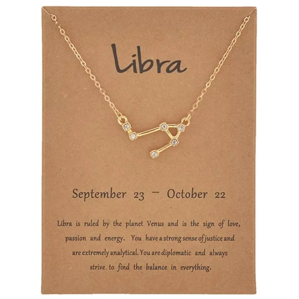 LIBRA Constellation Necklace 🌌